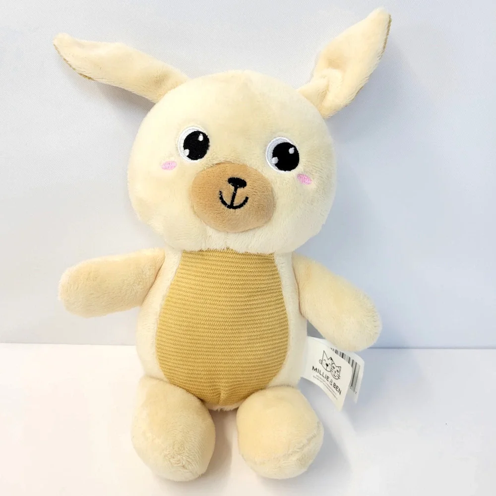 Millie & Ben Beige Dog Toy Plush Stuffed Animal Small 11
